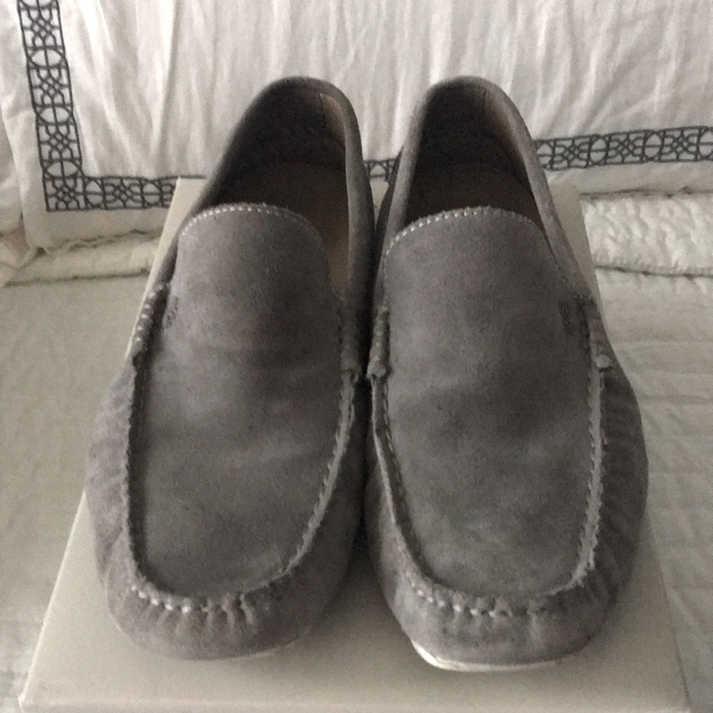 Gray loafers Hugo Boss